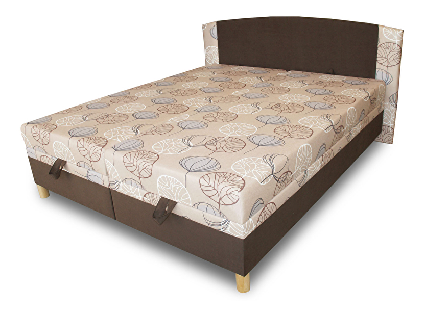Manželská postel 170 cm Benab Luka (s rošty a matracemi)