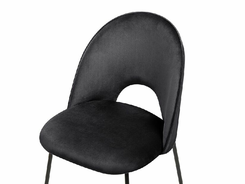 Set 2 ks jídelních židlí Clarissa (černá)