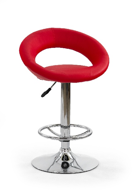 Barová židle H-15 červená