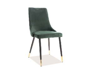Jídelní židle Polly (zelená + černá)