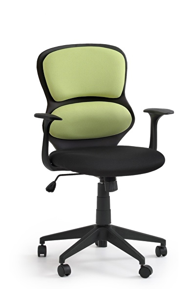 Kancelářská židle Aron černá + seladona