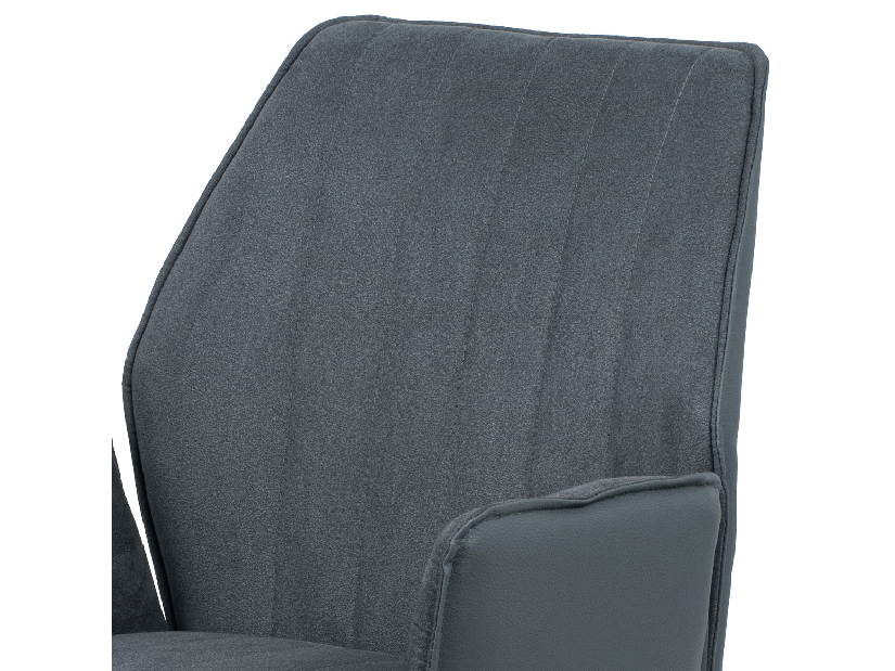 Jídelní židle Hagga-399-GREY2 (šedá + černá)