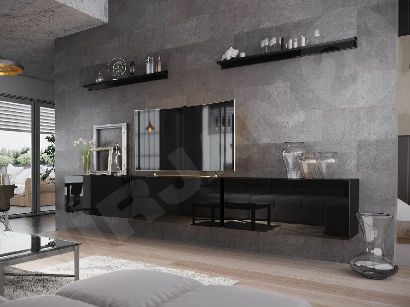 Obývací stěna Oreo VI (černá) *výprodej