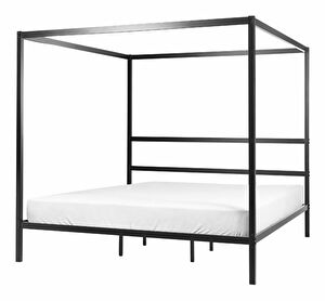 Manželská postel 180 cm Lesta (černá)