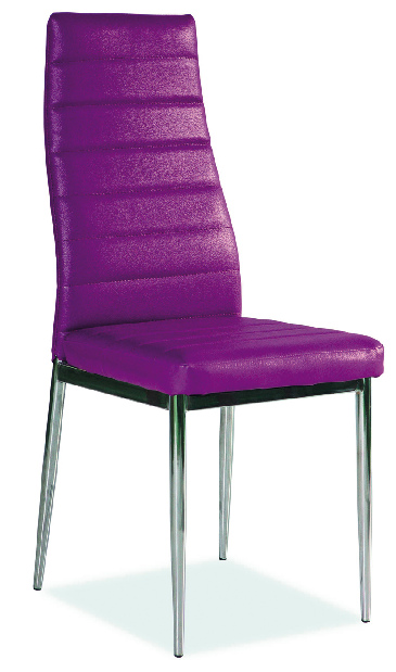 Jídelní židle Herbert (ekokůže fialová)