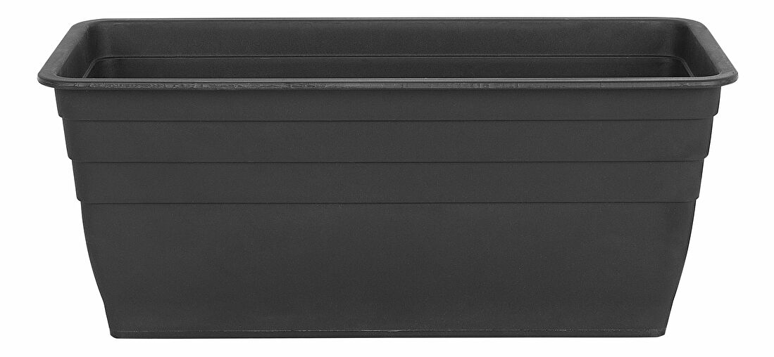 Set 3 ks. kulatých vložek do květináčů ERANTHA 39 cm (plast) (černá)