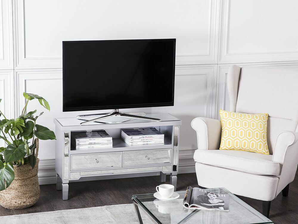 TV stolek/skříňka Narea (stříbrná)