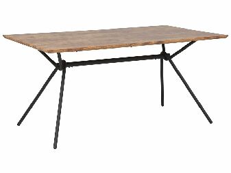 Jídelní stůl AMSTARO (tmavé dřevo) (pro 6 osob)