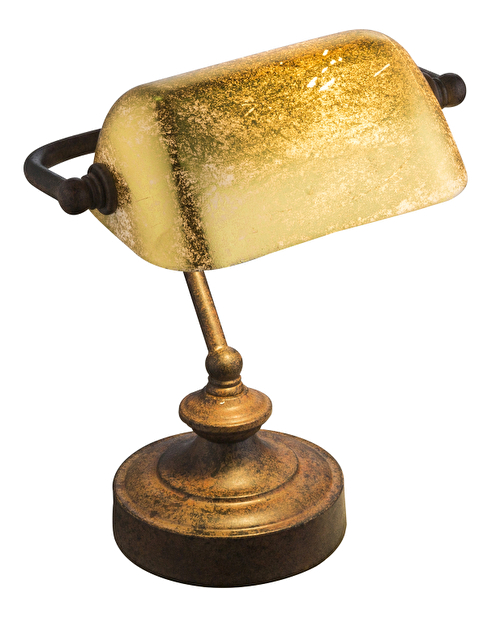Stolní svítidlo Antique 24917R (klasické) (imitace rzi + zlatá)
