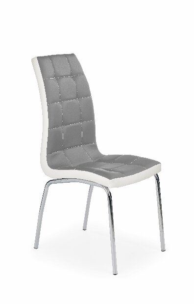 Jídelní židle Adis (šedá + bílá)