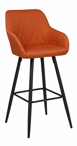 Set 2 ks barových židlí Donna (oranžová)