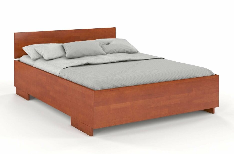 Manželská postel 200 cm Naturlig Larsos High (buk)