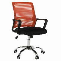 Kancelářská židle April (černá + oranžová)