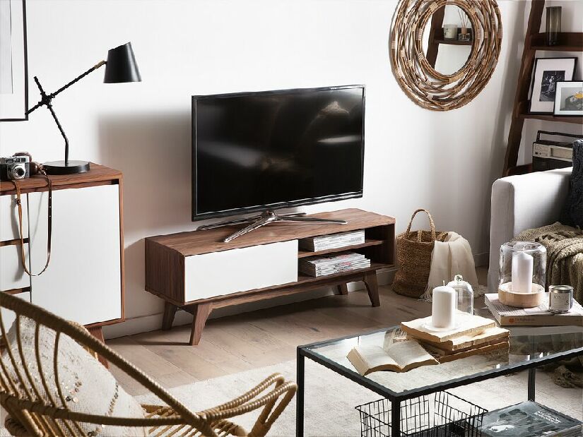 TV stolek/skříňka Balo (tmavé dřevo)
