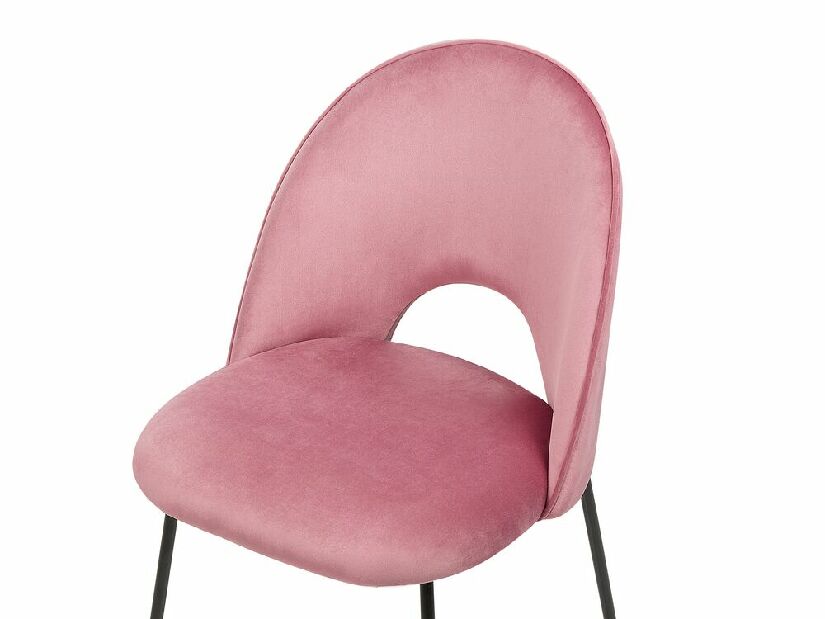 Set 2 ks jídelních židlí Clarissa (růžová)