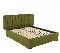 Čalouněná postel 140x200 cm Aria (zelená)