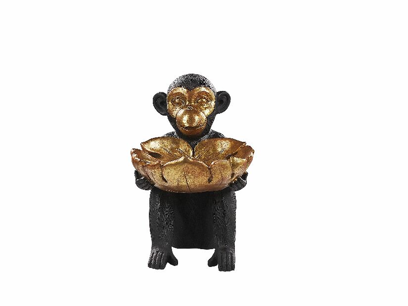 Dekorativní figurka SOMUN (černá + zlatá)