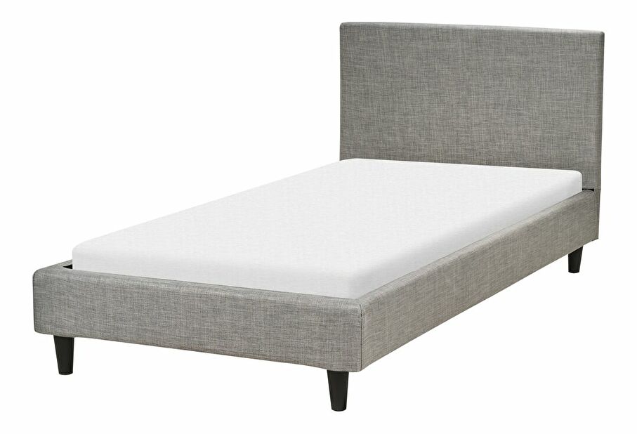 Jednolůžková postel 200 x 90 cm Ferdinand (šedá) (s roštem)