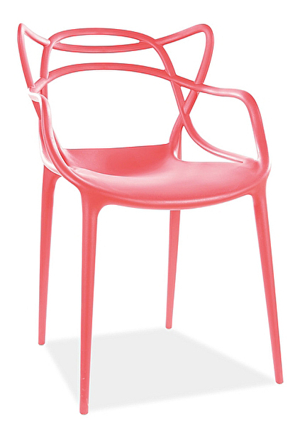 Jídelní židle Thomas (červená + červená)