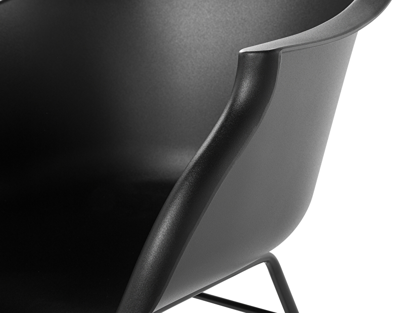 Houpací židle Harlingen (černá)