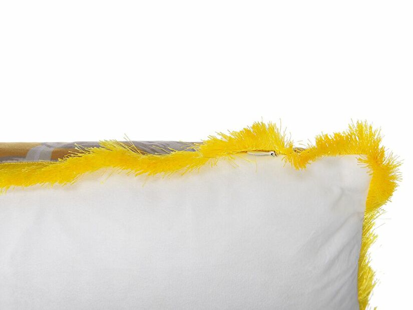 Sada 2 ozdobných polštářů 45 x 45 cm Manke (žlutá)
