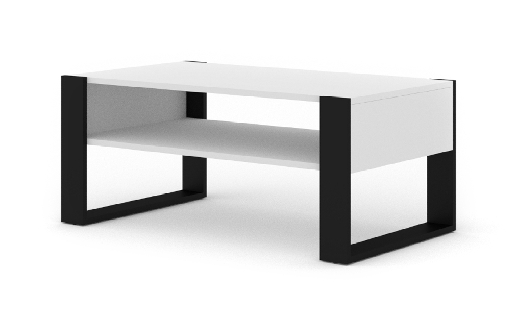 Konferenční stolek Nulla F (bílá matná)