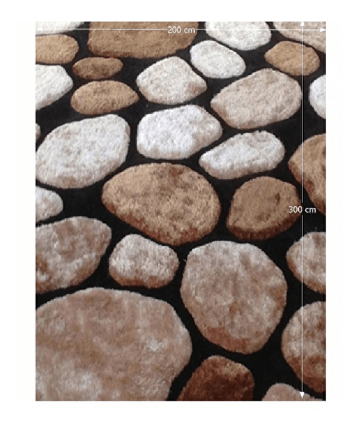 Kusový koberec 200x300 cm Pebble Typ 7 (béžová)