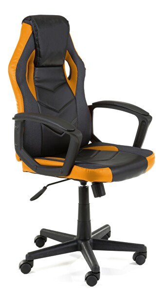 Kancelářská/herní židle Fiero (oranžová)