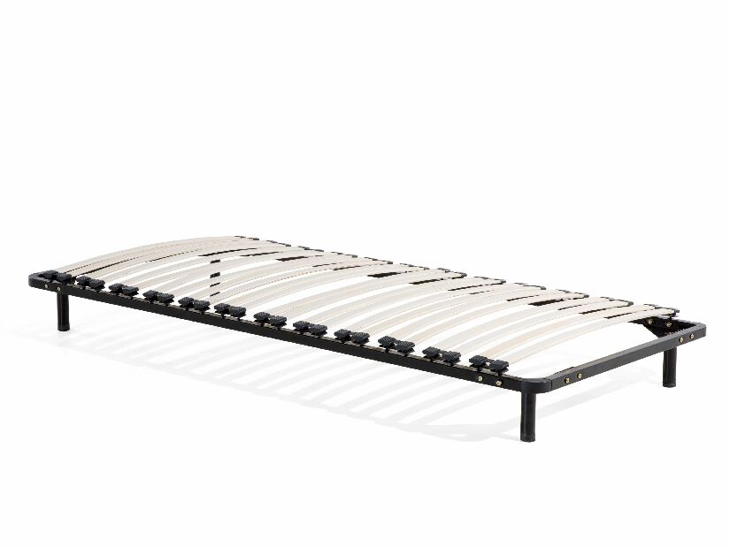 Jednolůžková postel 90 cm MATH (s roštem) (bílá) *výprodej