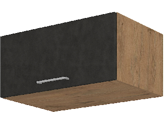 Horní kuchyňská skříňka Virion 80 NAGU 36 1F (dub lancelot + šedá)