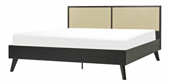 Manželská postel 180 cm Monza (černá)