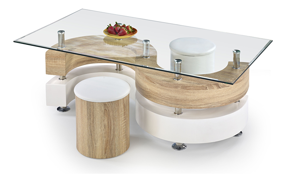 Konferenční stolek NINA 4 (s taburetkami)