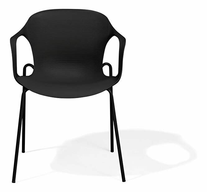Set 2ks. jídelních židlí Elbasan (černá)