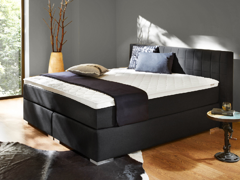 Manželská postel Boxspring 180 cm Comfort (s matracemi)
