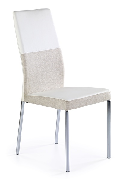 Jídelní židle K 173 béžová + bílá