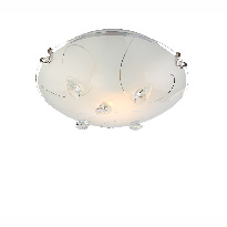 Stropní/nástěnné svítidlo LED Alivia 40414-1 (s krystaly) (nikl + opál)