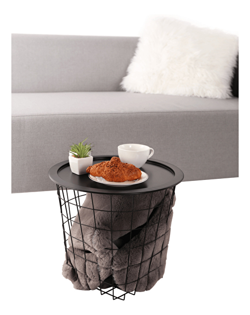 Příruční stolek Mocca (černá)