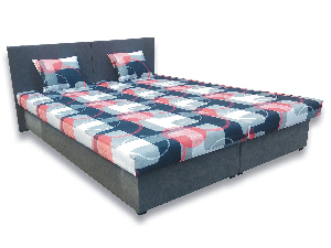 Manželská postel 180 cm Shanell (s pěnovými matracemi)