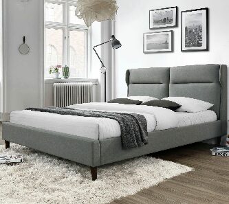 Manželská postel 160 cm Silas (s roštem)