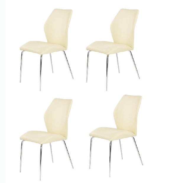 Set 4 ks. Jídelní židle K253 (vanilka) *výprodej