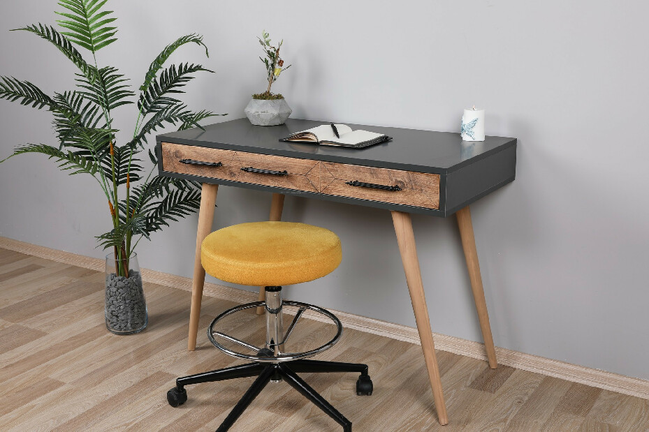 Konzolový stolek Miri (Antracit + Dub)