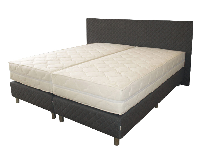 Manželská postel 180 cm Benab Sigma Spring Box (s rošty a matracemi)
