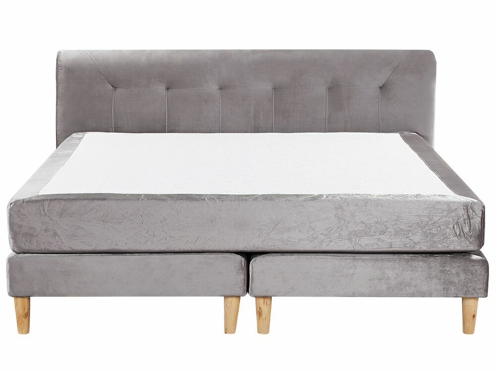 Manželská postel 180x200 cm Mariasse (šedá)