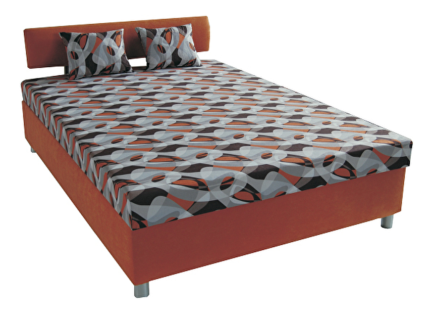 Manželská postel 140 cm BRW Dallas (s roštem a matrací)