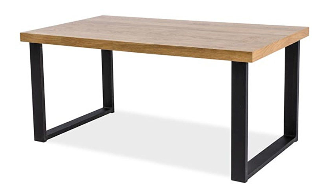 Konferenční stolek Una (dub + černá)