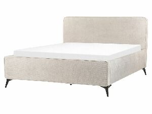 Manželská postel 160 cm Vardiel (šedá) (s roštem)