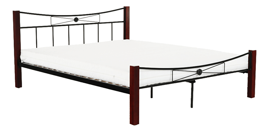 Manželská postel 140 cm Pearly (s roštem) *výprodej