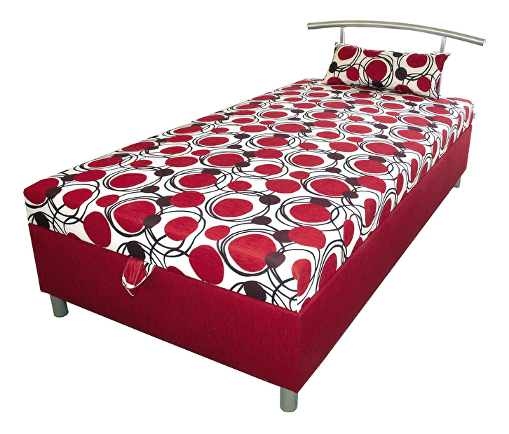 Jednolůžková postel (válenda) 120 cm Benab Elson 120 (s roštem, matracem a snímatelný polštářem)