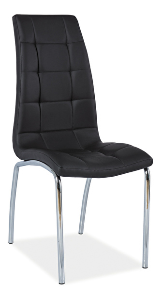 Jídelní židle Hilary (ekokůže černá)