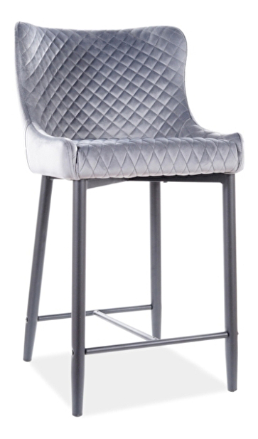 Barová židle Casandra (šedá)